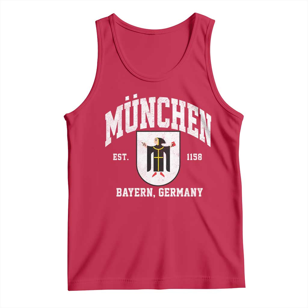 Munich Bayern Germany Est 1158 Tank Top Munchen Coat of Arms
