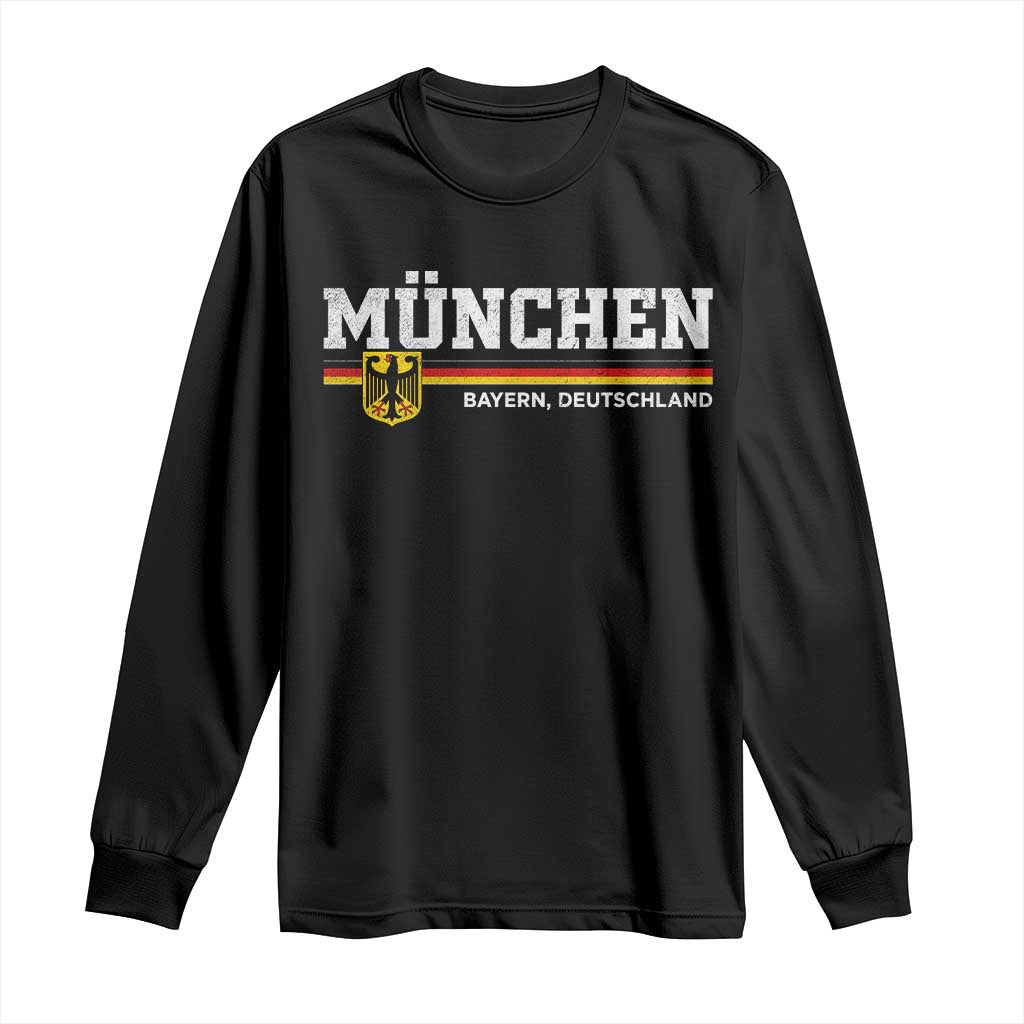 Munich Munchen Bayern Germany Long Sleeve Shirt Bundesadler Coat of Arms