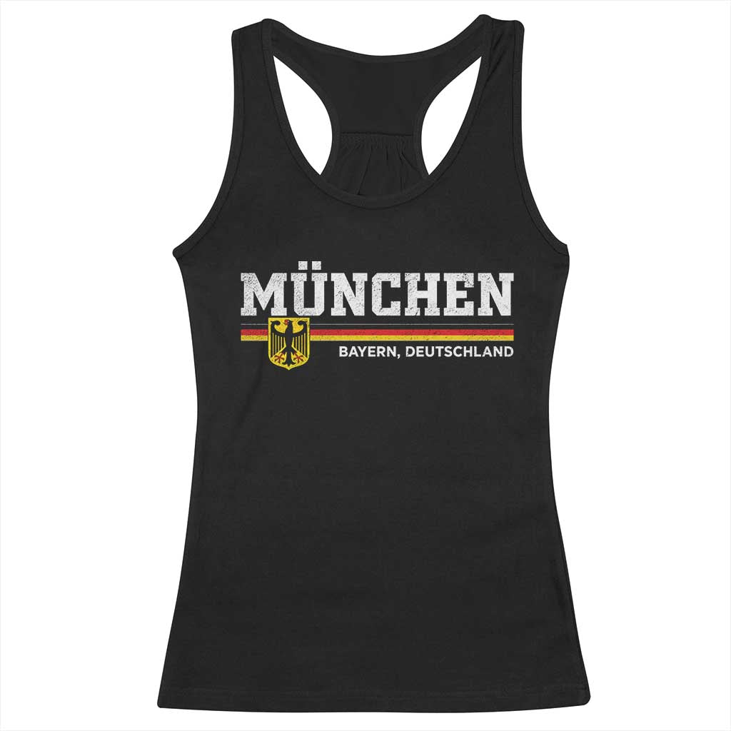 Munich Munchen Bayern Germany Racerback Tank Top Bundesadler Coat of Arms