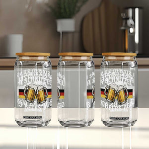 Funny Oktoberfest Beer Drinking Glass Can I Stopped Giving A Schnitzel 3 Beers Ago TS11 Print Your Wear