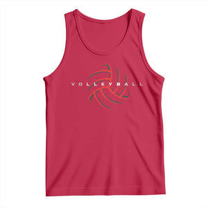 Plain Volleyball Seams Graphic Tank Top Volleyball Lover TS11 Red Print Your Wear