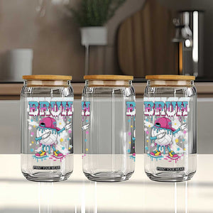 Volleyball Drip Bruh Meme Glass Can Volleyball Baseball Ice Cream Dripping TS11 Print Your Wear