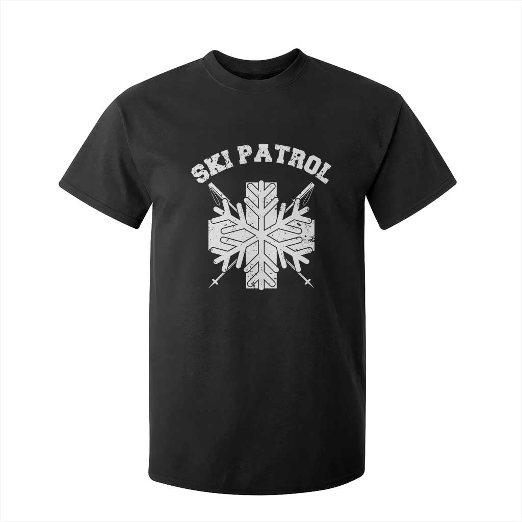Ski Patrol T Shirt For Kid Mountain Rescue Winter Slopes Skiing Snowboarding TS11 Black Print Your Wear