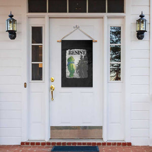 Frog Resist Garden Flag Portland Frog Activist Protest City Art TS11 Print Your Wear
