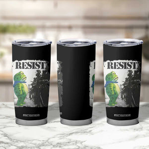 Frog Resist Tumbler Cup Portland Frog Activist Protest City Art TS11 Print Your Wear