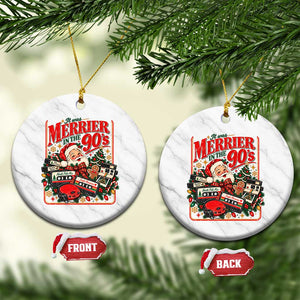 It Was Merrier In The 90s Nostalgic Christmas Ceramic Ornament Retro Xmas Cassette Tape