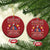 Funny Jesus Xmas Christmas Ornament We Gonna Party Like It's My Birthday Christian Xmas TS11 Circle Red Print Your Wear