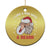 Funny Xmas Santa Christmas Ornament I Love A Man With A Beard Snowflake TS11 Print Your Wear