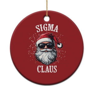 Funny Xmas Santa Christmas Ornament Sigma Claus Cool Santa The Rizzler Meme TS11 Print Your Wear