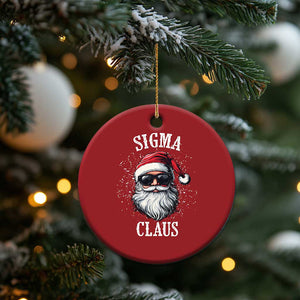 Funny Xmas Santa Christmas Ornament Sigma Claus Cool Santa The Rizzler Meme TS11 Print Your Wear