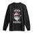 Funny Christmas Santa Long Sleeve Shirt Skibidi Rizzmas Charisma Rizz Santa Claus TS11 Black Print Your Wear