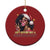 Funny African American Xmas Christmas Ornament Ain't Nothin' But A Xmas Party Black Melanin Santa Girl TS11 Print Your Wear