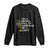 Funny Hanukkah Long Sleeve Shirt In A World Full Of Darkness Be A Light Menorah TS11 Black Print Your Wear