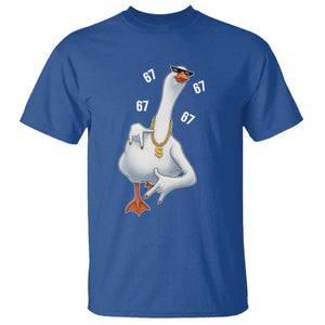 Funny 67 Cool Silly Goose Hip Hop Gangster T Shirt TS11 Royal Blue Print Your Wear