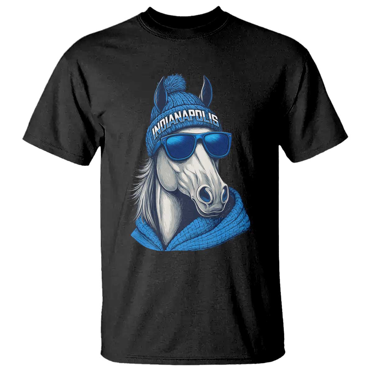 IFC Game Day T Shirt Blue Sunglasses Football Game Sport Lover TS11 Black Print Your Wear
