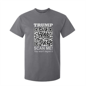 Funny Trump Dance QR Code T Shirt For Kid Scan Me You Won't Regret It TS11 Charcoal Print Your Wear