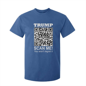 Funny Trump Dance QR Code T Shirt For Kid Scan Me You Won't Regret It TS11 Royal Blue Print Your Wear