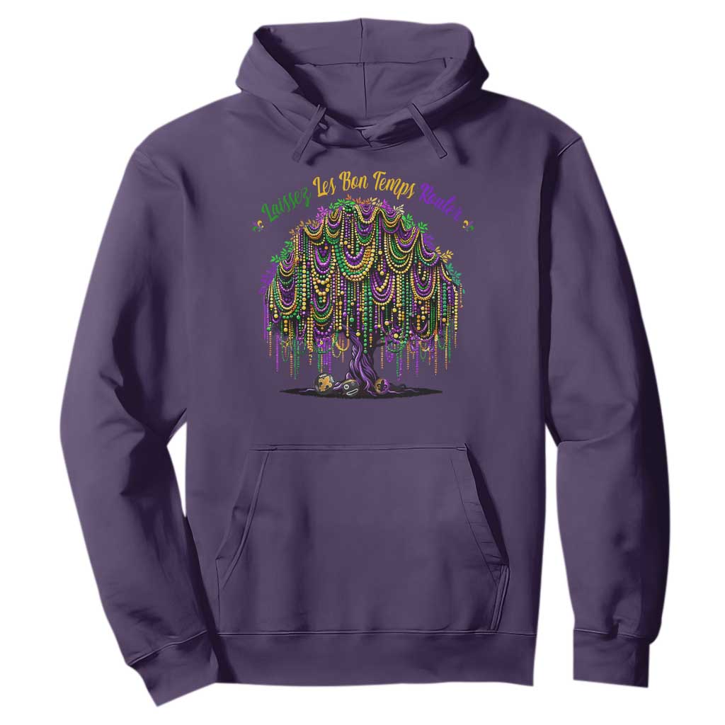 Funny Mardi Gras Bead Tree Carnival New Orleans Coconut Hoodie TS11 Purple Print Your Wear