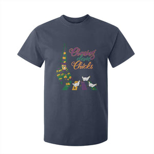 Funny Courir De Mardi Gras T Shirt For Kid Chasing Dem Chicks Carnival TS11 Navy Print Your Wear