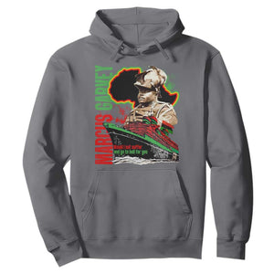 Marcus Garvey Hoodie Would I Not Suffer And Go To Hell For You Black History Month TS11 Charcoal Print Your Wear
