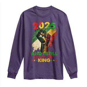 2025 And I Still Dream Like King Long Sleeve Shirt Martin Luther King Day Black History Month TS11 Purple Print Your Wear