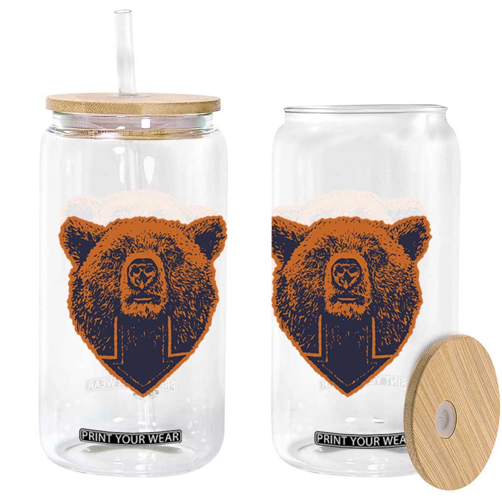 CFB Bear Lover Glass Can Vintage Down Sign Football Game Day TS11 Print Your Wear