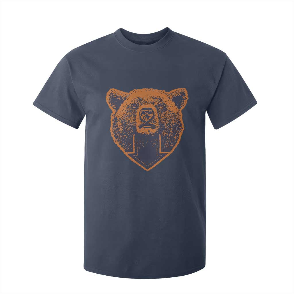 CFB Bear Lover T Shirt For Kid Vintage Down Sign Football Game Day TS11 Navy Print Your Wear