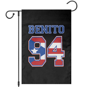Puerto Rico Jersey Benito Number 94 Graphic Garden Flag TS11 Black Print Your Wear
