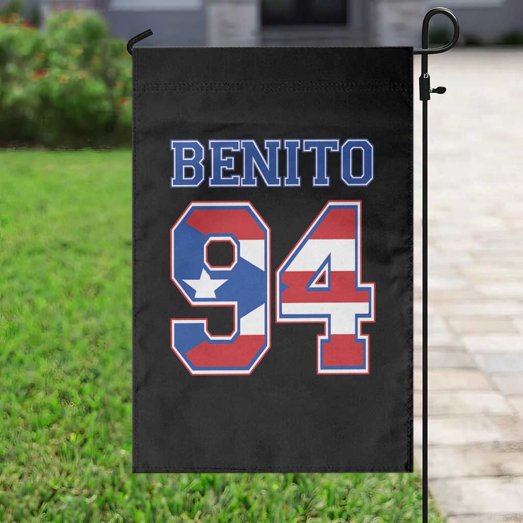 Puerto Rico Jersey Benito Number 94 Graphic Garden Flag TS11 Print Your Wear