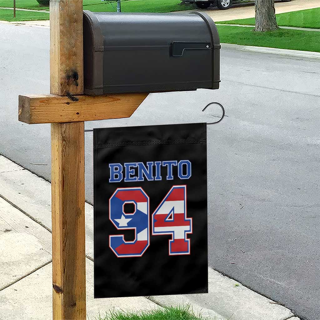 Puerto Rico Jersey Benito Number 94 Graphic Garden Flag TS11 Print Your Wear