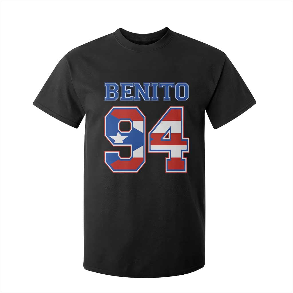 Puerto Rico Jersey Benito Number 94 Graphic T Shirt For Kid TS11 Black Print Your Wear