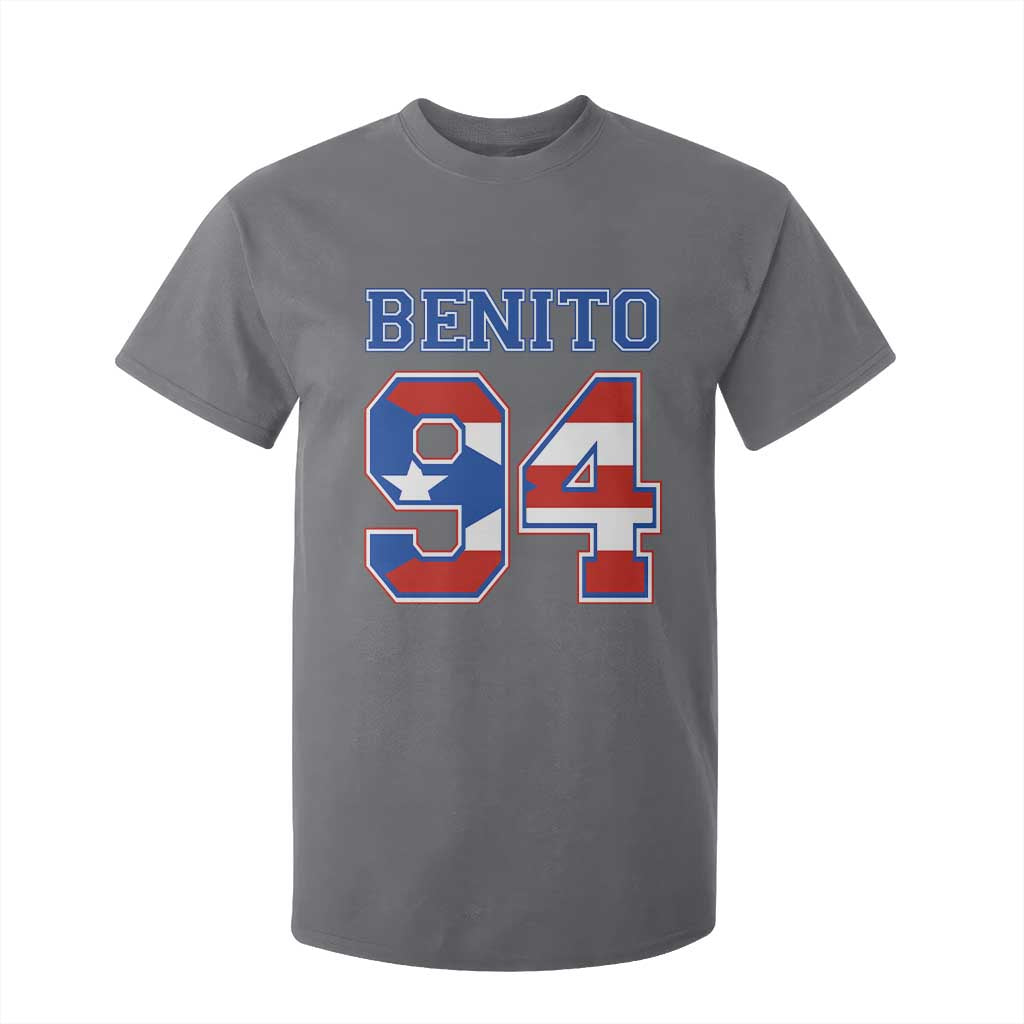 Puerto Rico Jersey Benito Number 94 Graphic T Shirt For Kid TS11 Charcoal Print Your Wear