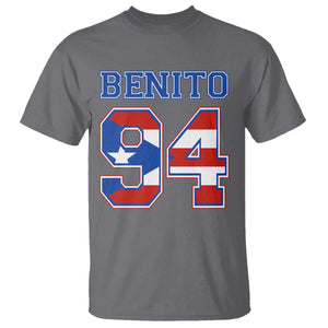 Puerto Rico Jersey Benito Number 94 Graphic T Shirt TS11 Charcoal Print Your Wear