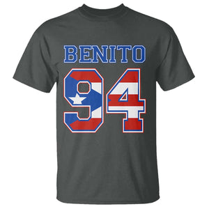 Puerto Rico Jersey Benito Number 94 Graphic T Shirt TS11 Dark Heather Print Your Wear