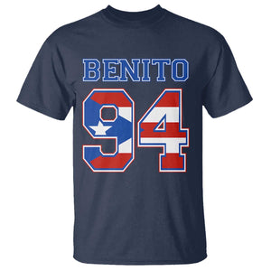 Puerto Rico Jersey Benito Number 94 Graphic T Shirt TS11 Navy Print Your Wear