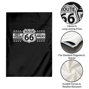 Route Highway 66 Garden Flag Get Your Kicks American Road Trip TS11 Print Your Wear