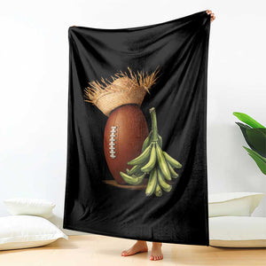 Funny Puerto Rico Football Boricua Pava Hat Throw Blanket TS11 Print Your Wear