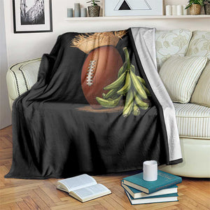 Funny Puerto Rico Football Boricua Pava Hat Throw Blanket TS11 Print Your Wear
