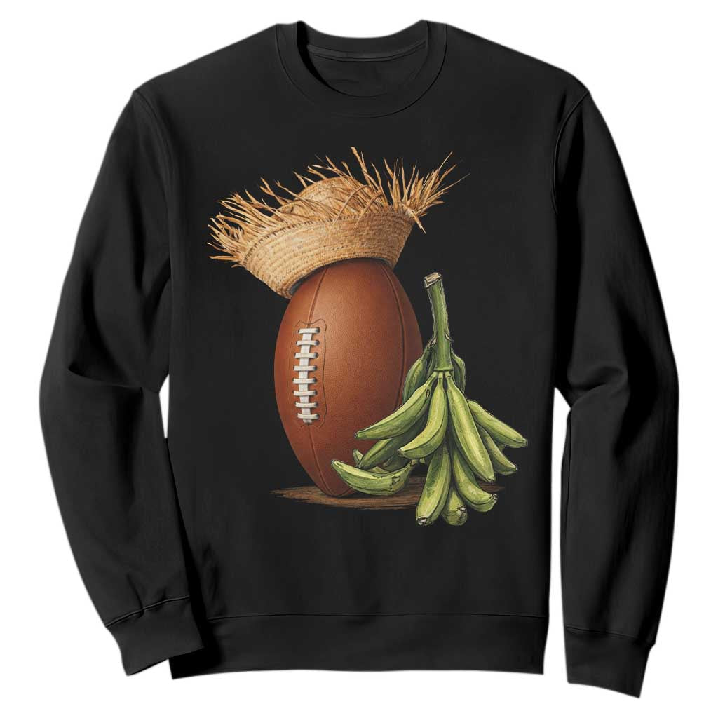 Funny Puerto Rico Football Boricua Pava Hat Sweatshirt TS11 Black Print Your Wear