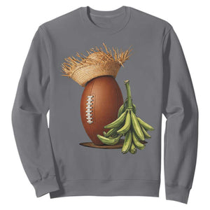 Funny Puerto Rico Football Boricua Pava Hat Sweatshirt TS11 Charcoal Print Your Wear