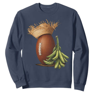 Funny Puerto Rico Football Boricua Pava Hat Sweatshirt TS11 Navy Print Your Wear