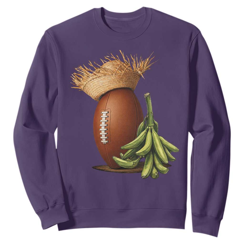 Funny Puerto Rico Football Boricua Pava Hat Sweatshirt TS11 Purple Print Your Wear