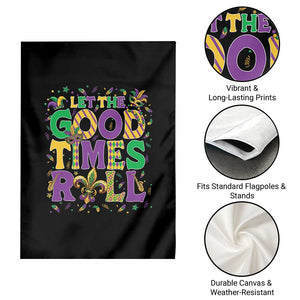 Mardi Gras Let The Good Times Roll Garden Flag Funny Carnival TS11 Print Your Wear