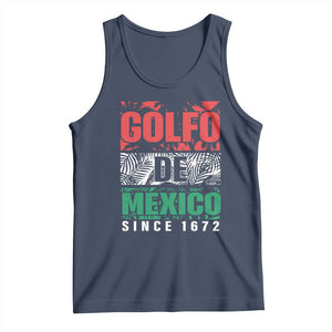 Gulf Of Mexico El Golfo De México Tank Top Beach Palm Tree TS11 Navy Print Your Wear