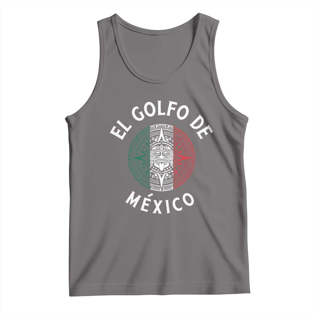 Gulf Of Mexico El Golfo De México Aztec Sun Tank Top TS11 Deep Heather Print Your Wear