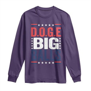 Funny DOGE Big Balls Long Sleeve Shirt Harry Bolz Meme TS11 Purple Print Your Wear