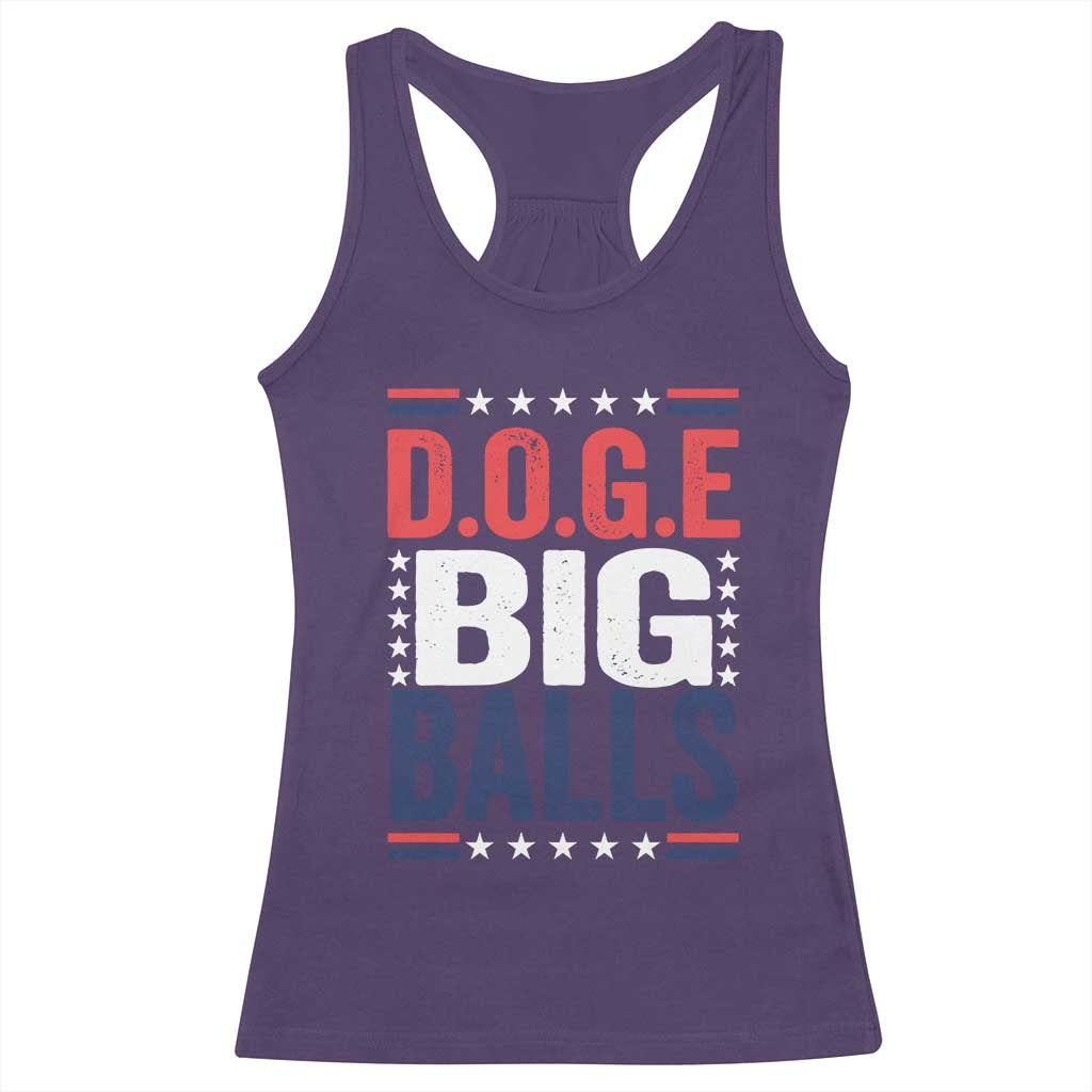 Funny DOGE Big Balls Racerback Tank Top Harry Bolz Meme TS11 Purple Print Your Wear