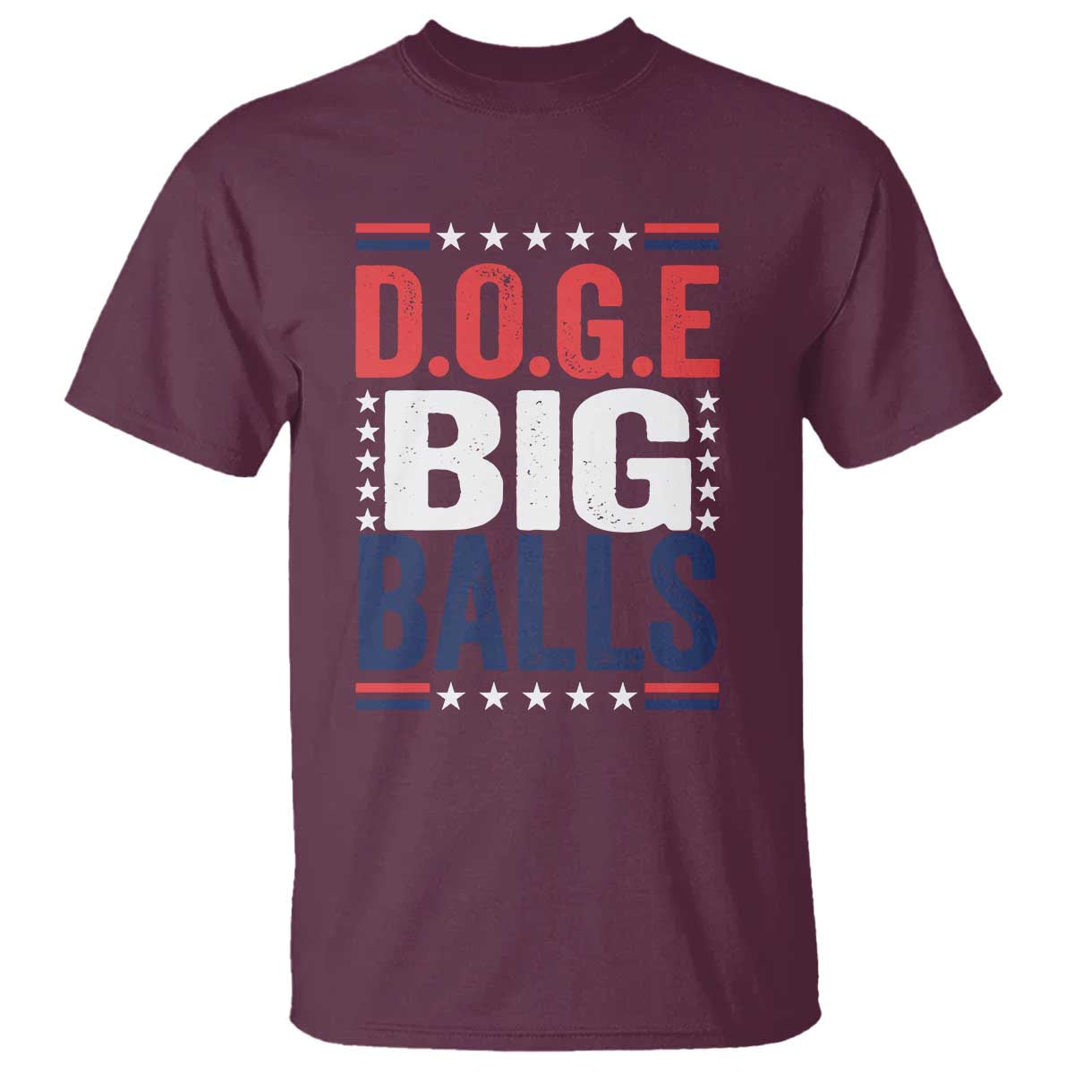 Funny DOGE Big Balls T Shirt Harry Bolz Meme TS11 Maroon Print Your Wear