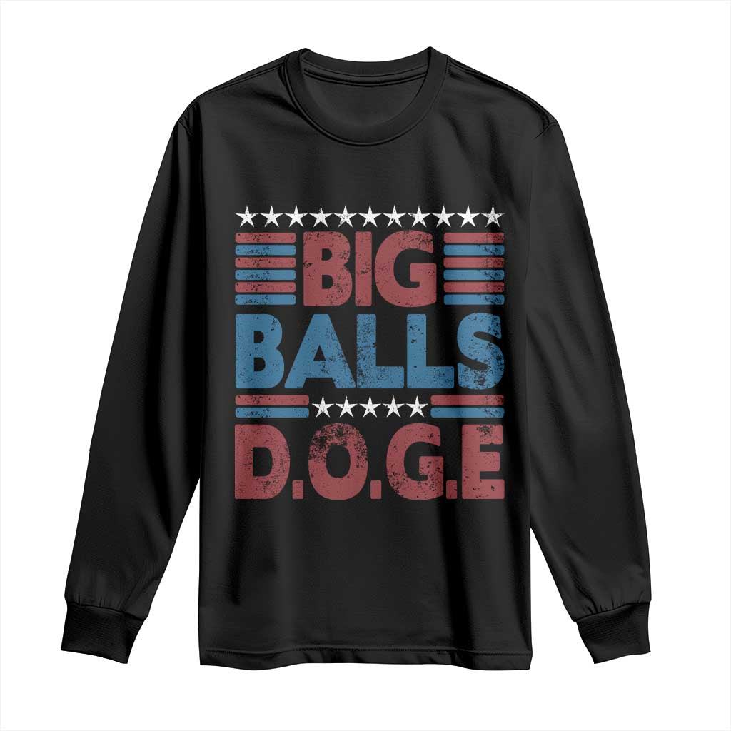 Funny DOGE Big Balls Long Sleeve Shirt Harry Bolz Meme Vintage Stripes TS11 Black Print Your Wear