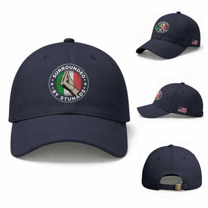 Funny Italian Slang Baseball Cap Surrounded By Stunads Che Vuoi TS11 Baseball Cap Universal Fit Navy Print Your Wear